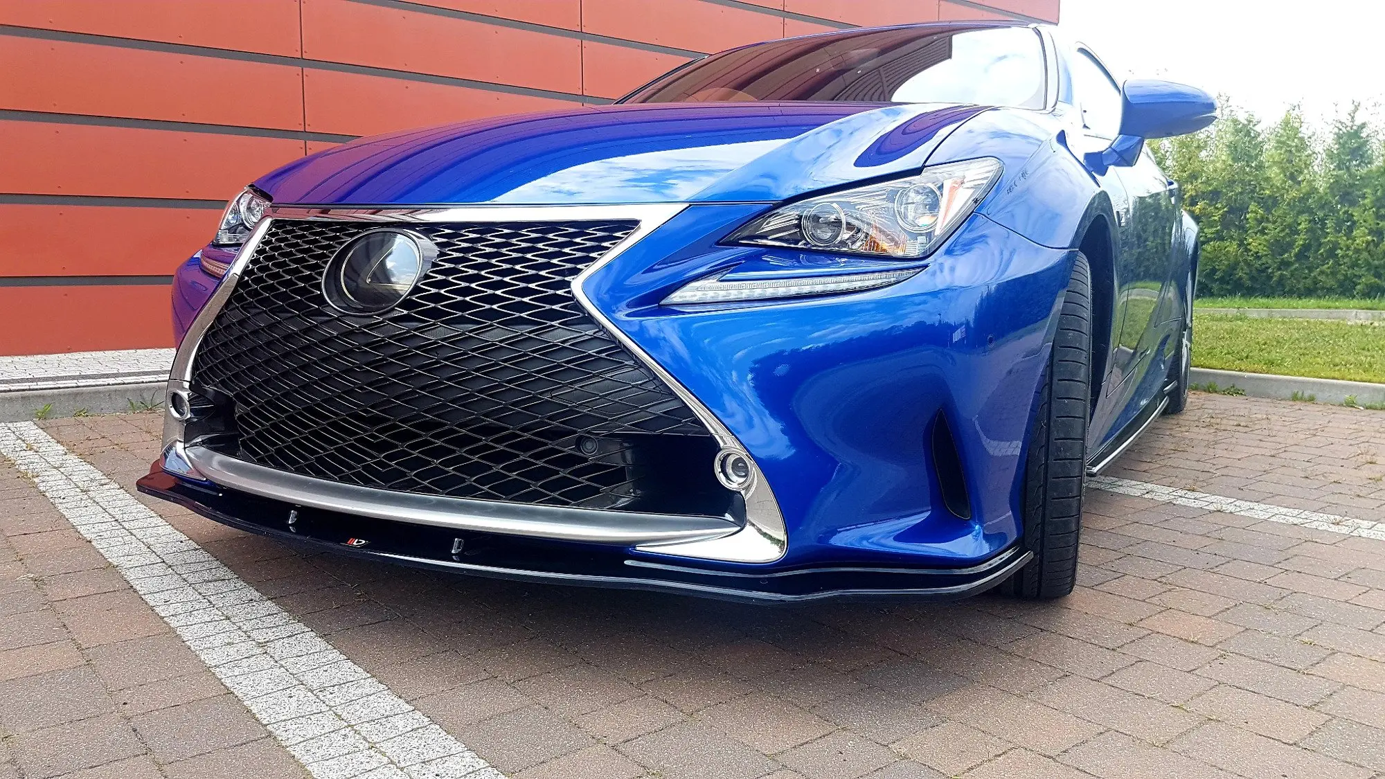 Frontspoiler Lexus RC 2014-2018 | V.2 Glossy Black Edition