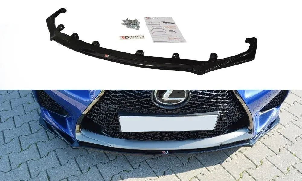 Frontspoiler Lexus RC F 2014-2018 | V.1 Glossy Black Edition – bilde 2