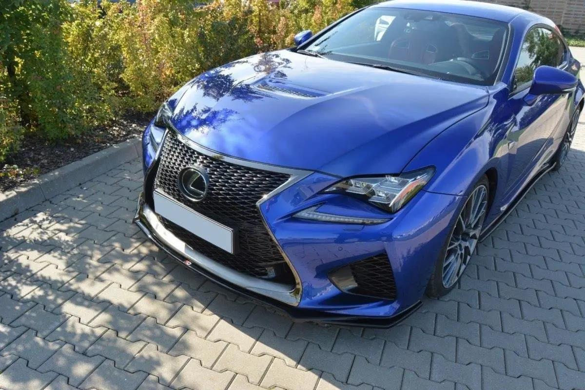 Frontspoiler Lexus RC F 2014-2018 | V.1 Glossy Black Edition – bilde 3
