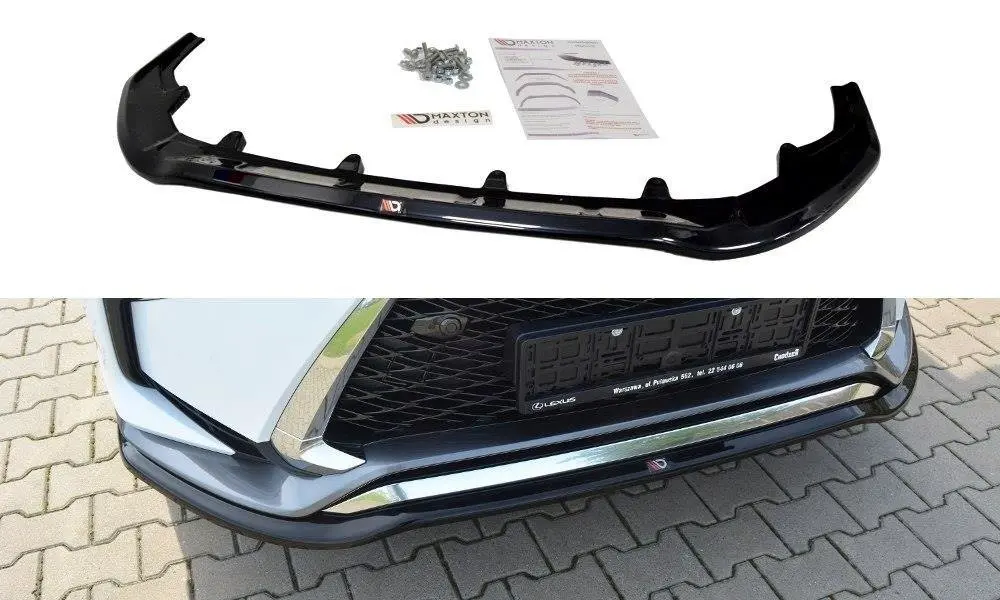 Frontspoiler Lexus RX IV F-Sport 2015 - 2022 | V.1 Glossy Black Edition