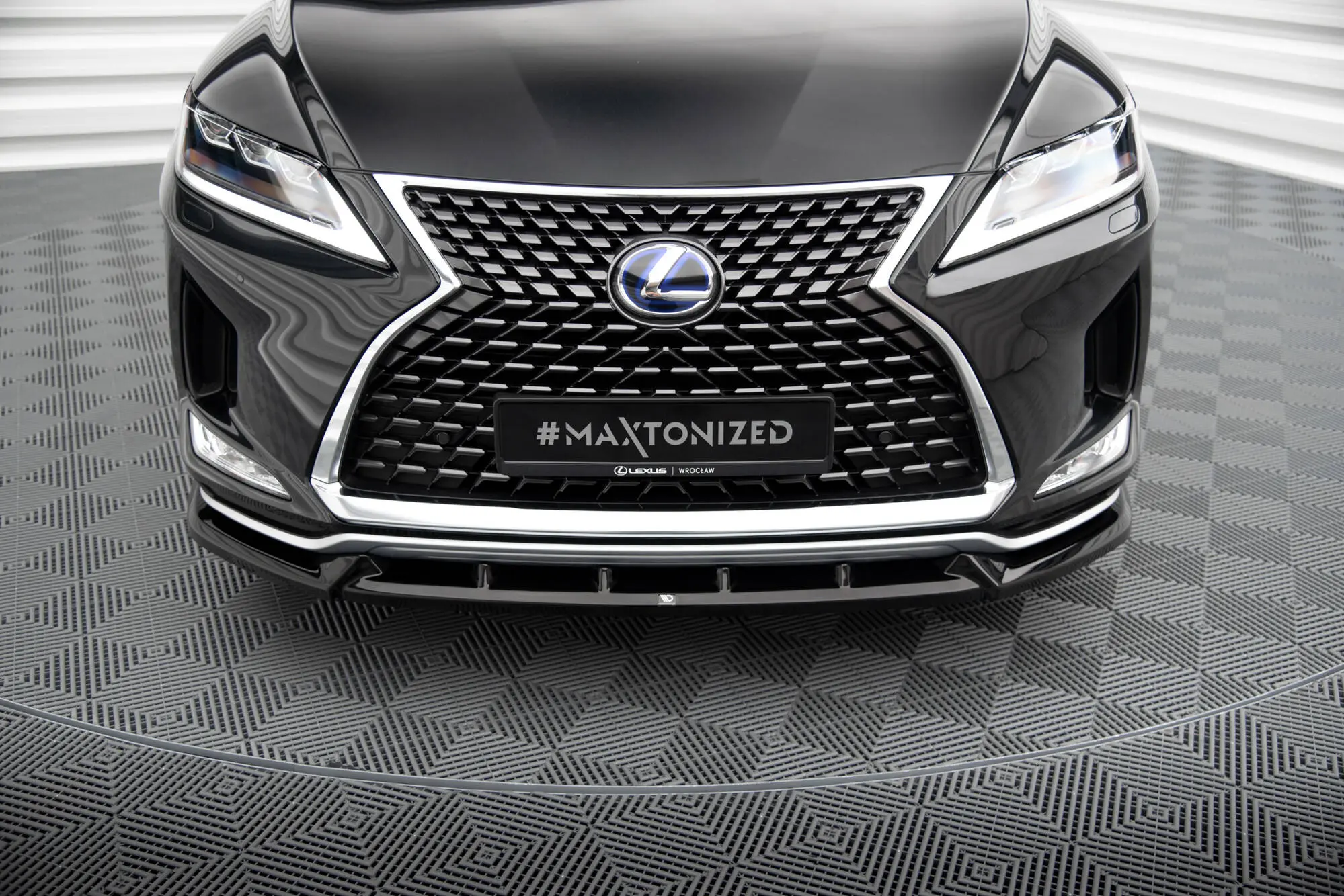 Frontspoiler Lexus RX Mk4 facelift 2019 - 2022 | Glossy Black Edition