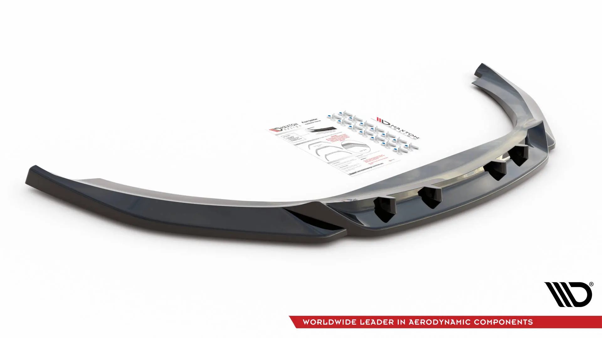Frontspoiler Maserati Ghibli III 2013-2017 | V.1 Glossy Black Edition – bilde 4