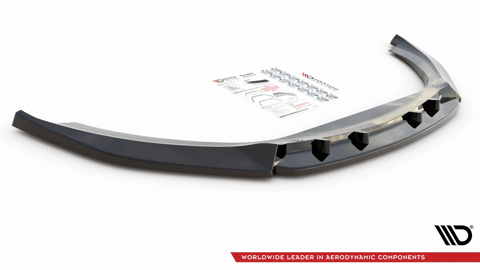Frontspoiler Maserati Ghibli III 2013-2017 | V.2 Glossy Black Edition – bilde 4