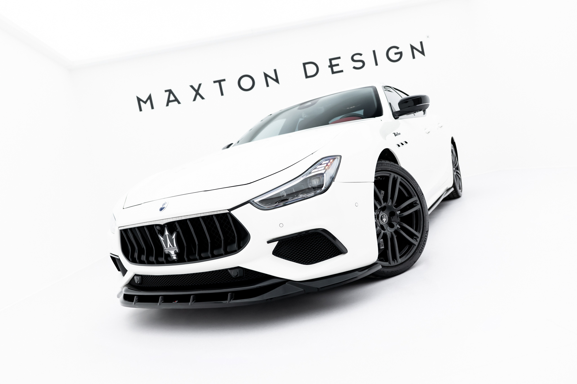 Frontspoiler Maserati Ghibli Modena III Facelift 2017 - 2020 | Sport Glossy Black Edition