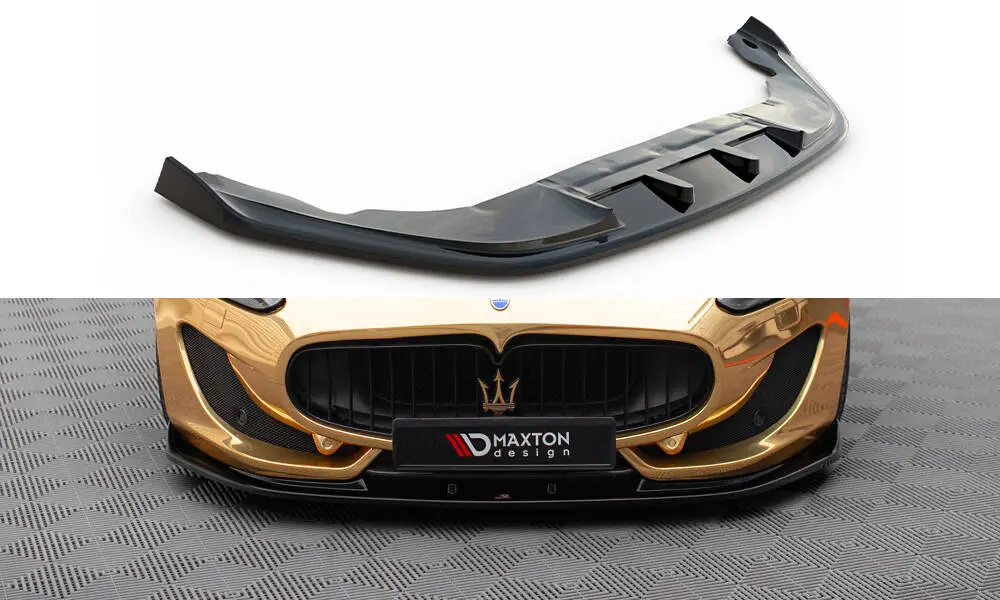 Frontspoiler Maserati GranTurismo Mk1 facelift 2013 - 2018| V.1 Glossy Black Edition – bilde 2