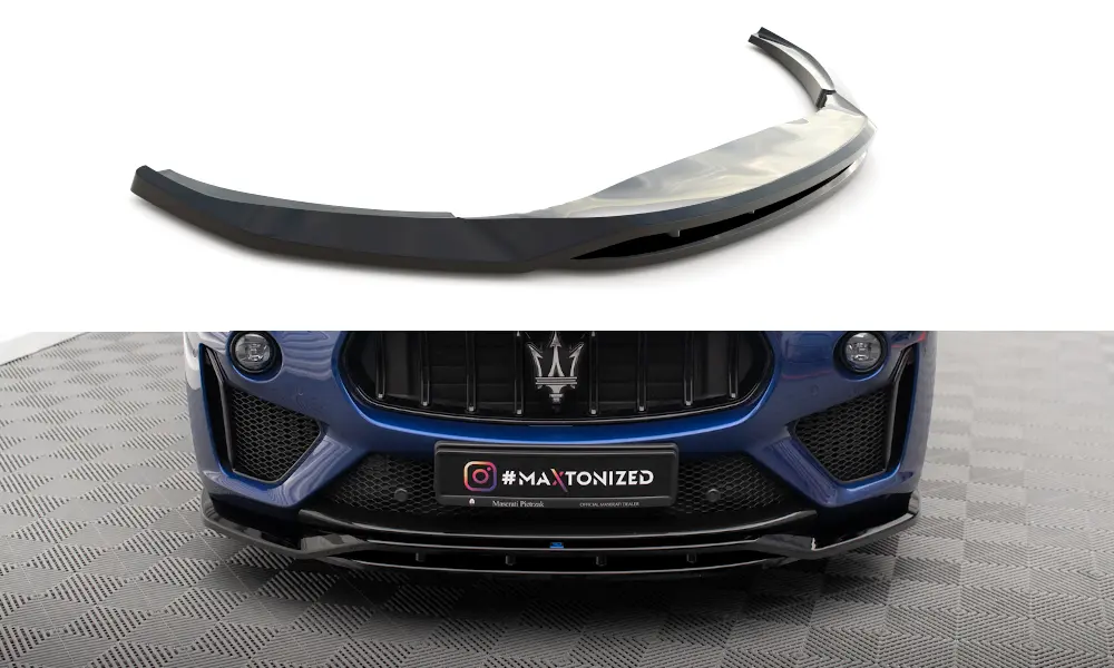 Frontspoiler Maserati Levante GTS 2018-> | Glossy Black Edition – bilde 3