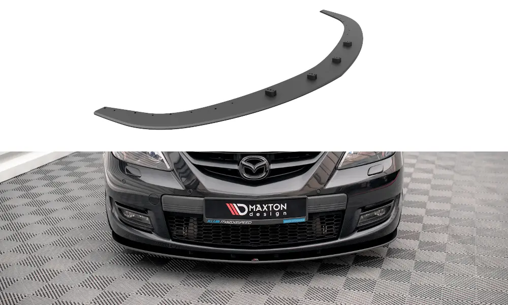 Frontspoiler Mazda 3 I MPS 2006-2008 | V.1 Street Pro Black Edition – bilde 3