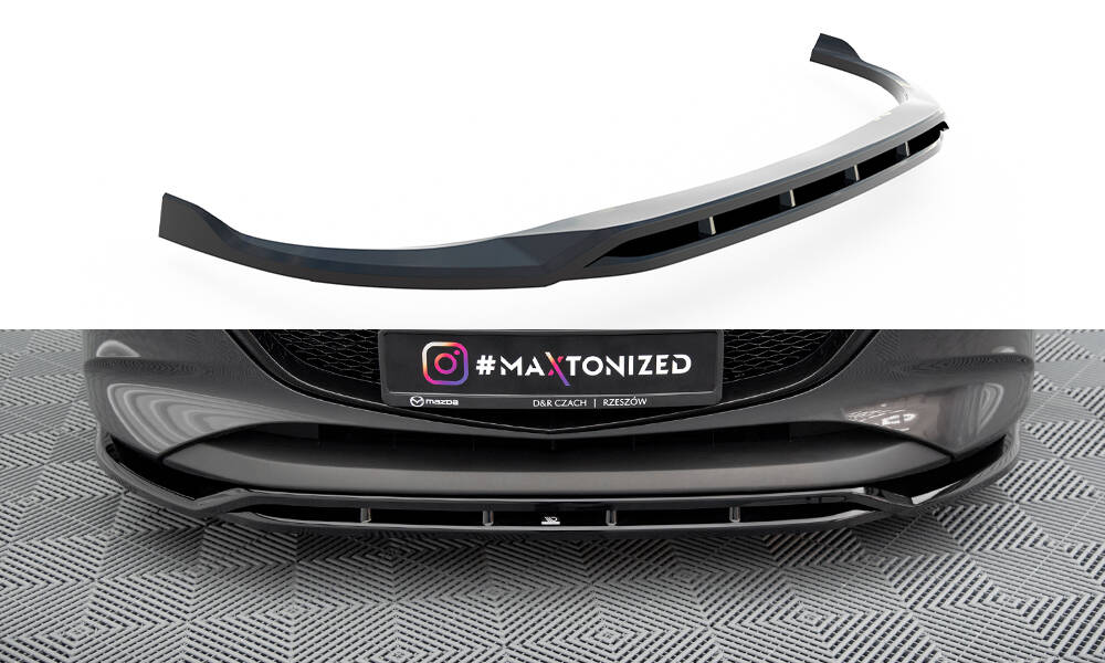 Frontspoiler Mazda 3 Mk4 2019 - > | V.2 Glossy Black Edition – bilde 2