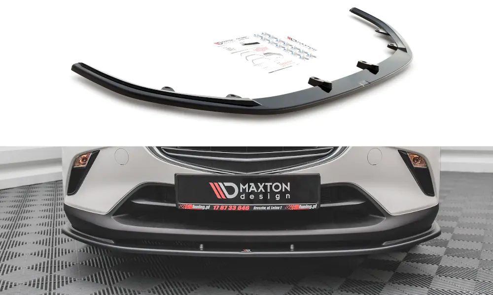 Frontspoiler Mazda CX-3 2014 - 2023 | V.1 Glossy Black Edition – bilde 2