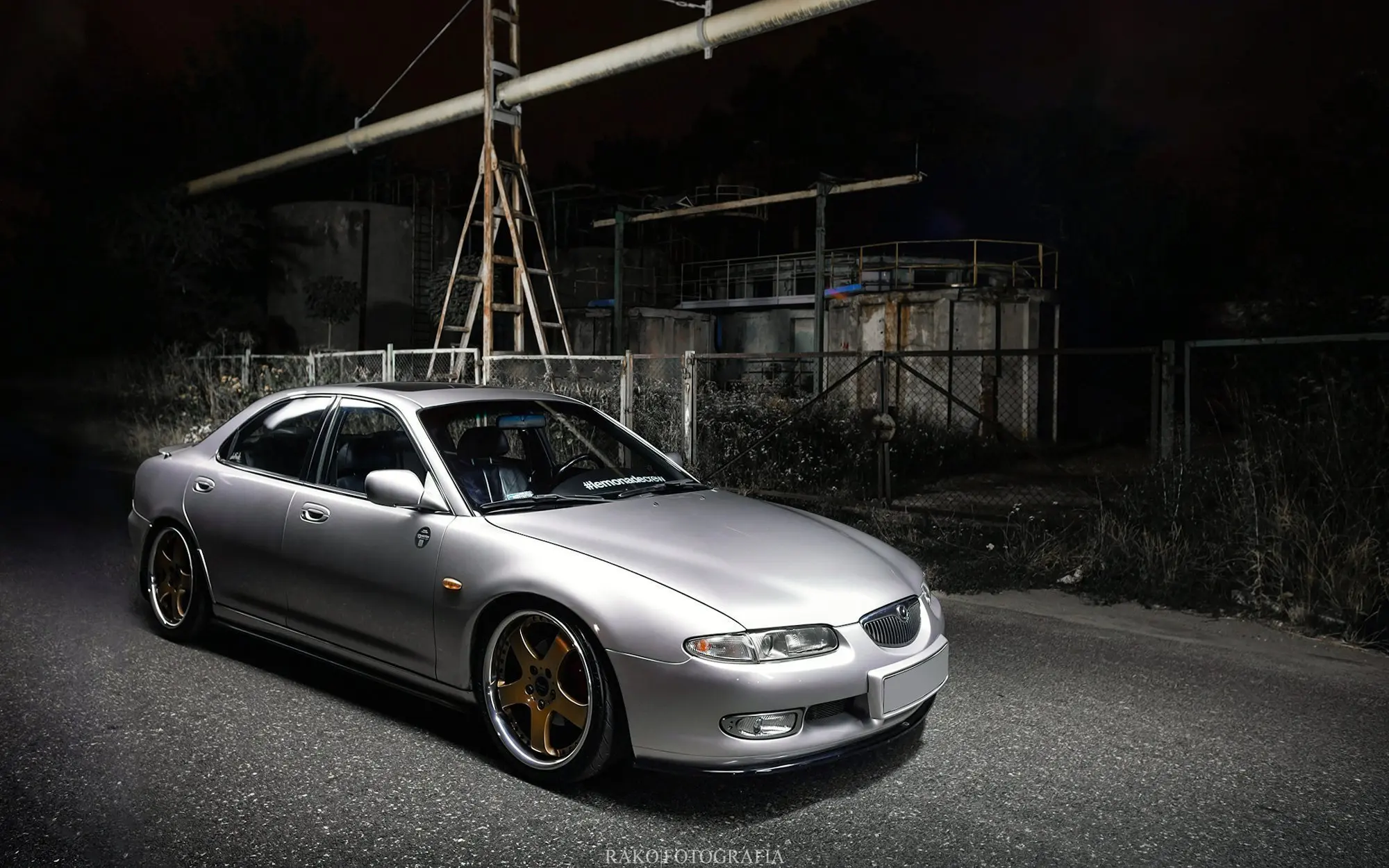 Frontspoiler Mazda Xedos 6 (Eunos 500) 1992-1999 | Glossy Black Edition – bilde 3