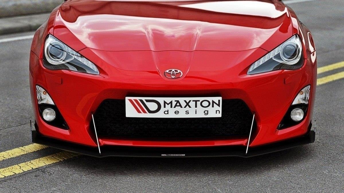 Frontspoiler (med vinger) Toyota GT86 Facelift 2017-> | Racing Black Edition