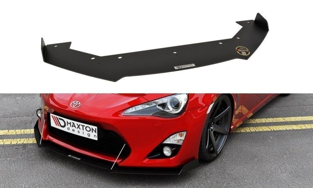 Frontspoiler (med vinger) Toyota GT86 Facelift 2017-> | Racing Black Edition – bilde 2