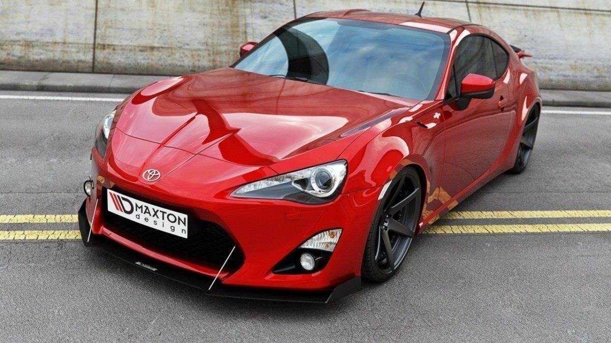 Frontspoiler (med vinger) Toyota GT86 Facelift 2017-> | Racing Black Edition – bilde 3