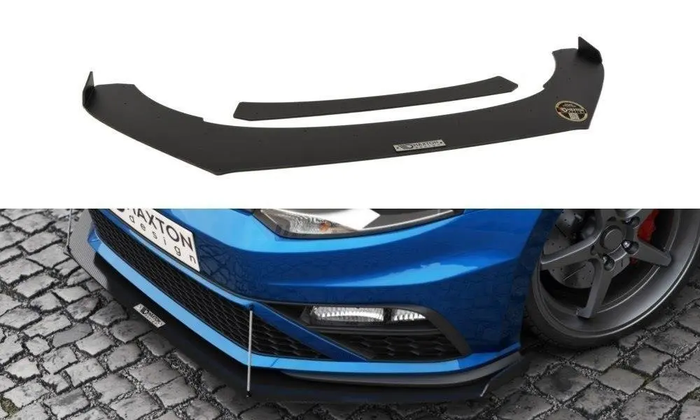 Frontspoiler (med vinger) VW Golf V GTI 2015-2017 | Racing Black Edition – bilde 2