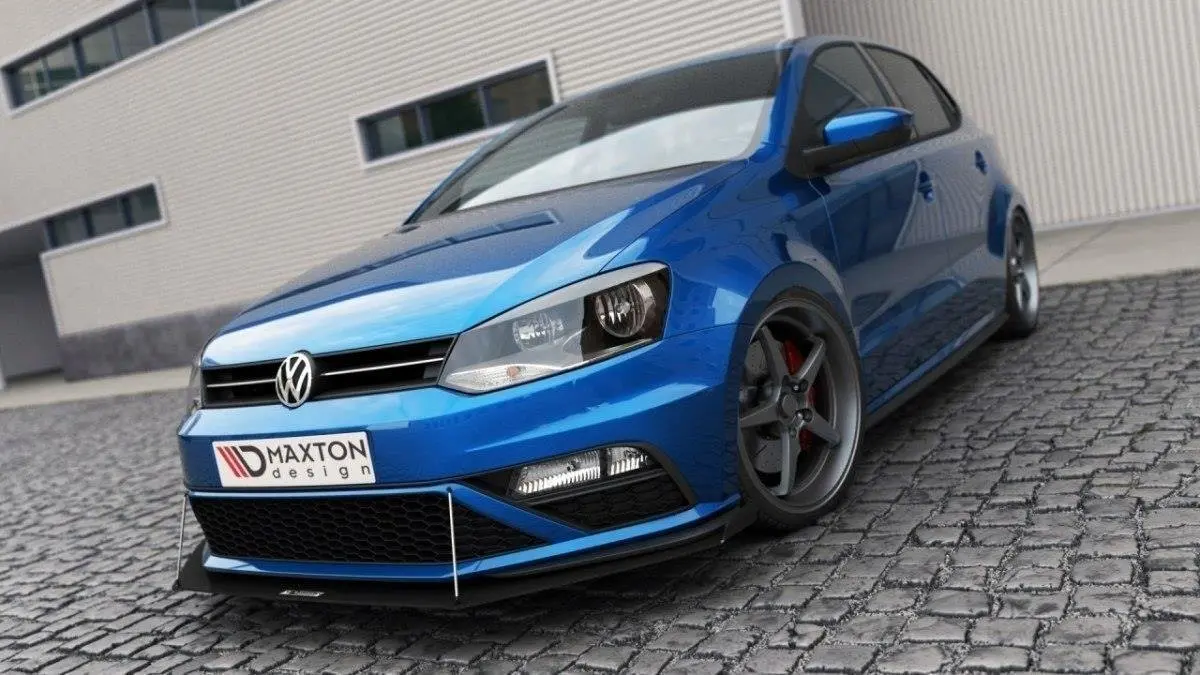 Frontspoiler (med vinger) VW Golf V GTI 2015-2017 | Racing Black Edition – bilde 3