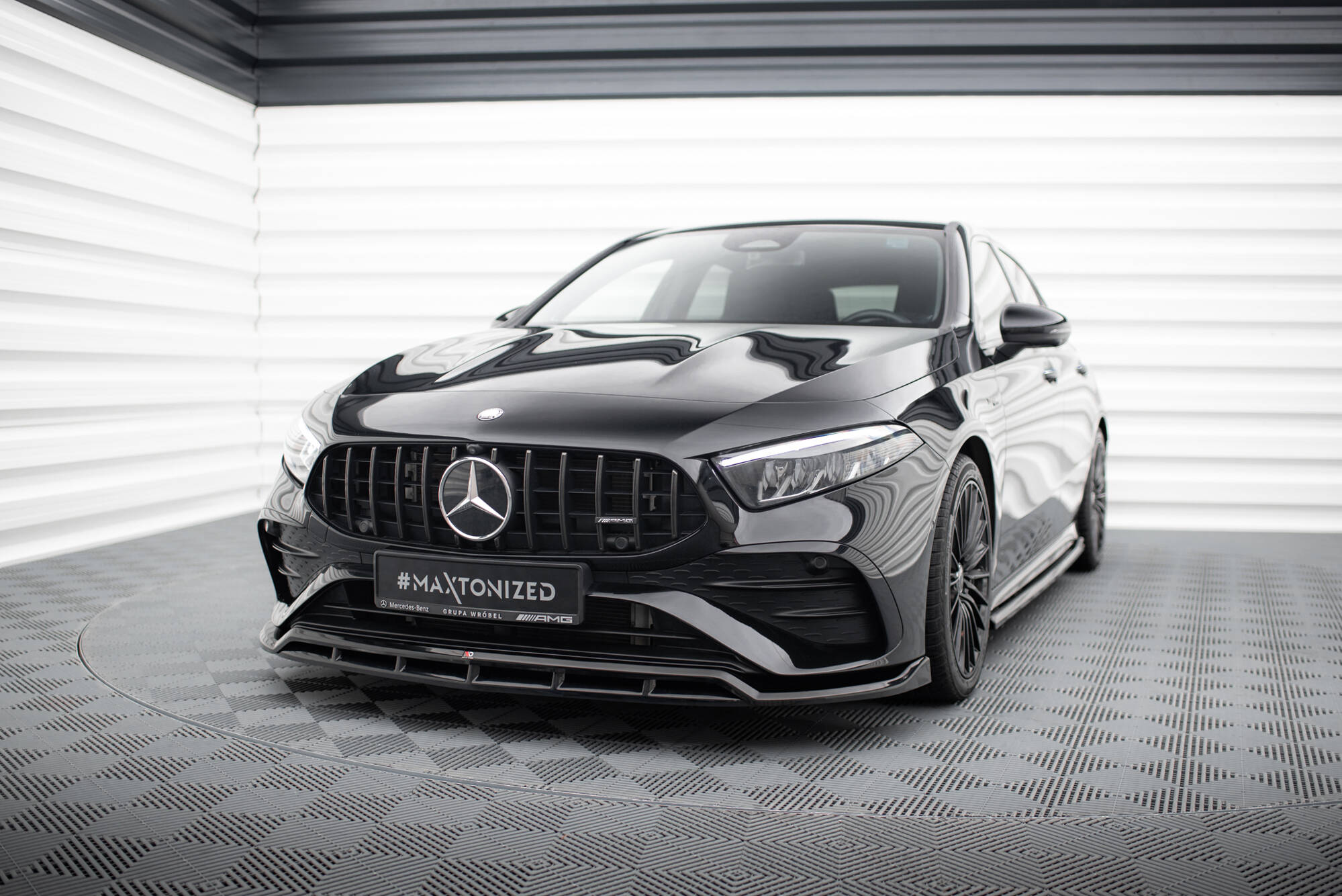 Frontspoiler Mercedes-AMG A35 (W177 / V177) facelift 2023 - > | Glossy Black Edition – bilde 2