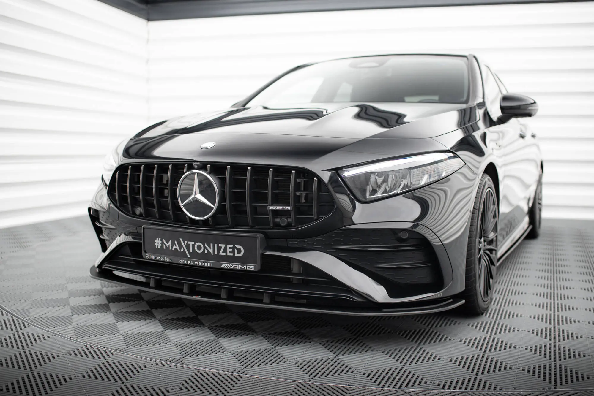 Frontspoiler Mercedes-AMG A35 (W177 / V177) facelift 2023 - > | Street Pro Black Edition