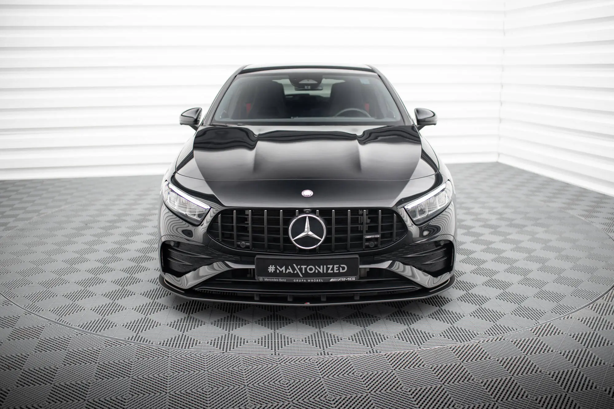Frontspoiler Mercedes-AMG A35 (W177 / V177) facelift 2023 - > | Street Pro Black Edition – bilde 4