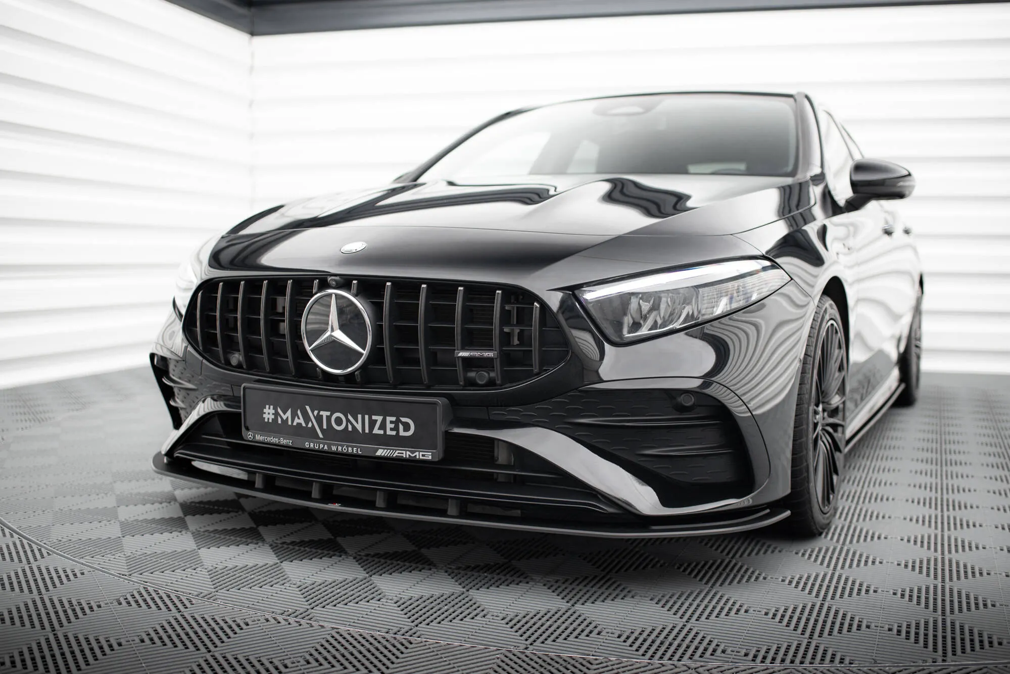 Frontspoiler Mercedes-AMG A35 (W177 / V177) facelift 2023 - > | Street Pro Black Edition