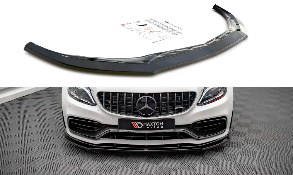 Frontspoiler Mercedes-AMG C63 Coupe (C205) Aero Pack Facelift 2018-2021 | V.3 Glossy Black Edition – bilde 2