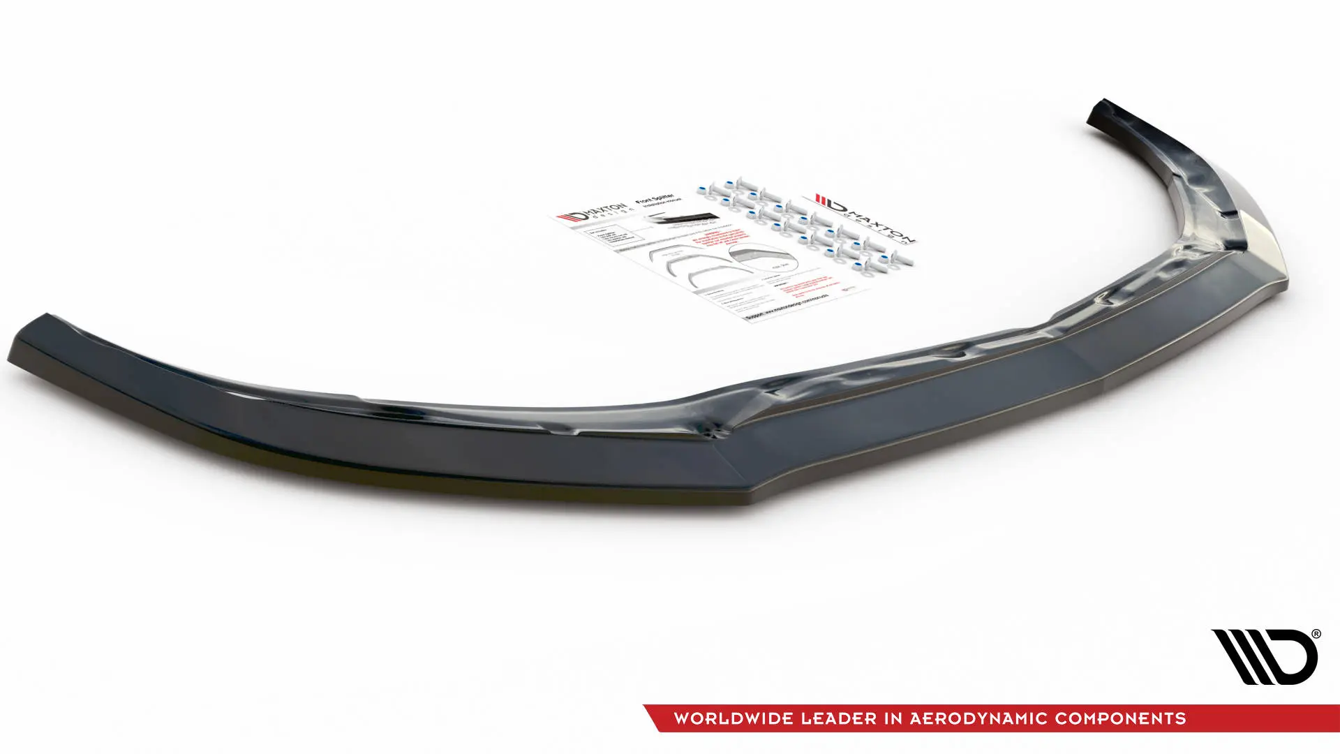 Frontspoiler Mercedes-AMG C63 Coupe (C205) Aero Pack Facelift 2018-2021 | V.3 Glossy Black Edition – bilde 4