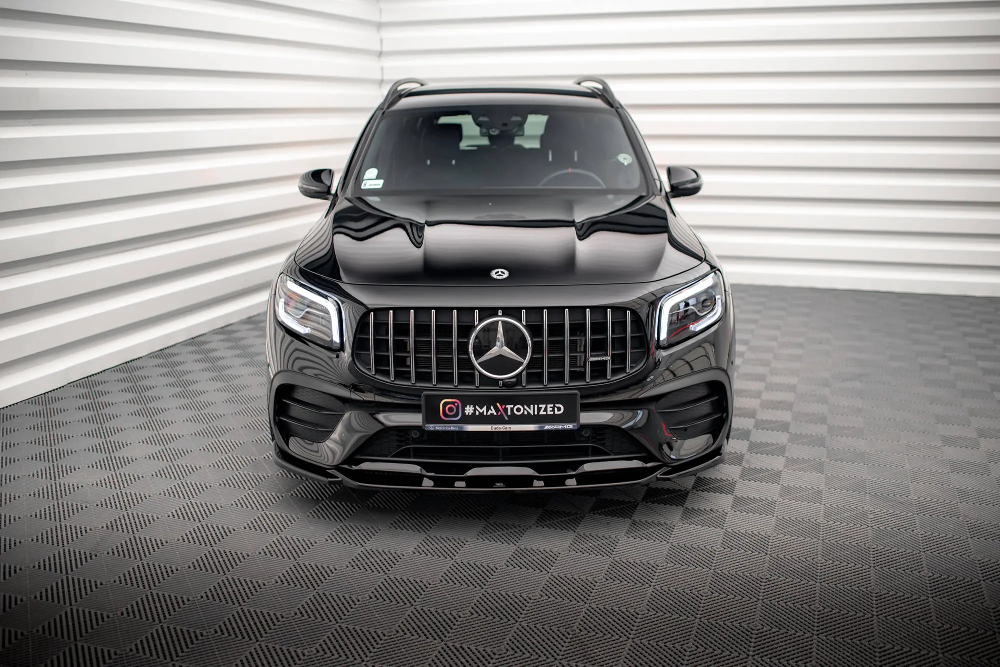 Frontspoiler Mercedes-AMG GLB 35 (X247) 2019 - 2023 | V.2 Glossy Black Edition
