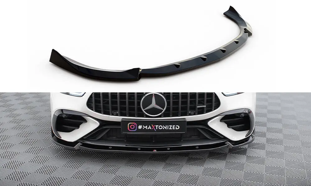 Frontspoiler Mercedes-AMG GT 43 (X290) 4 Door Coupe V8 Styling Package 2018 - > | V.2 Glossy Black Edition – bilde 2
