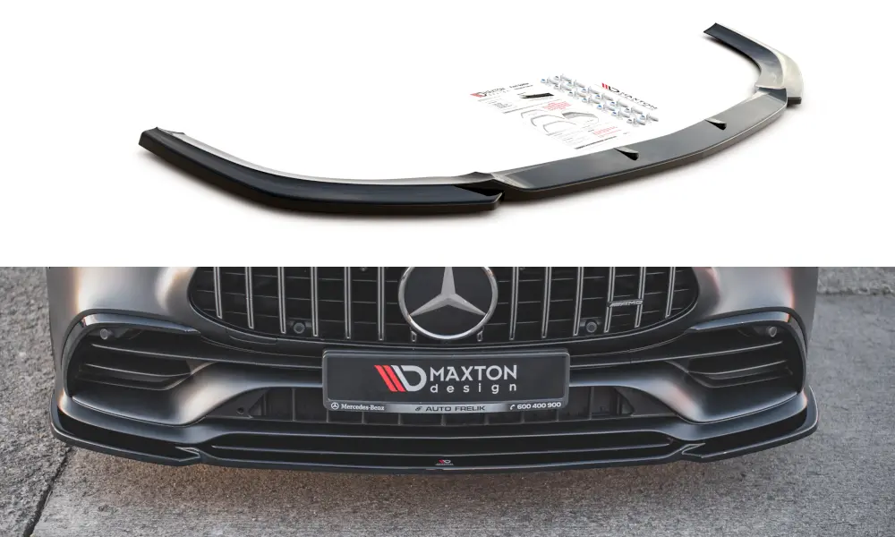 Frontspoiler Mercedes-AMG GT 53 (X290) 4-Door Coupe 2018-> | V.1 Glossy Black Edition – bilde 2