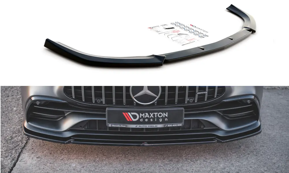 Frontspoiler Mercedes-AMG GT 53 (X290) 4-Door Coupe 2018-> | V.2 Glossy Black Edition – bilde 2