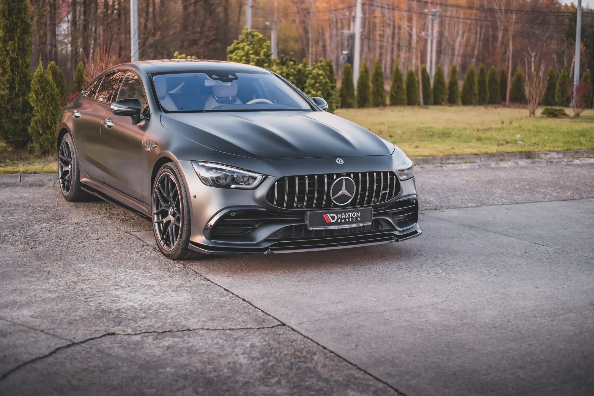 Frontspoiler Mercedes-AMG GT 53 (X290) 4-Door Coupe 2018-> | V.2 Glossy Black Edition – bilde 5