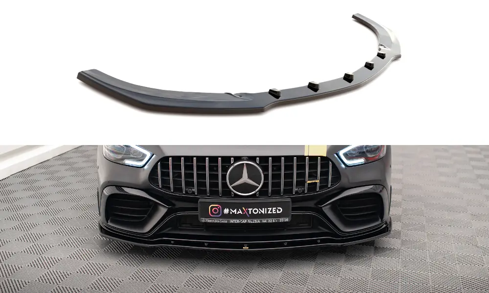 Frontspoiler Mercedes-AMG GT 63 S (X290) 4-Door  Coupe Aero 2018->| V.2 Glossy Black Edition – bilde 2