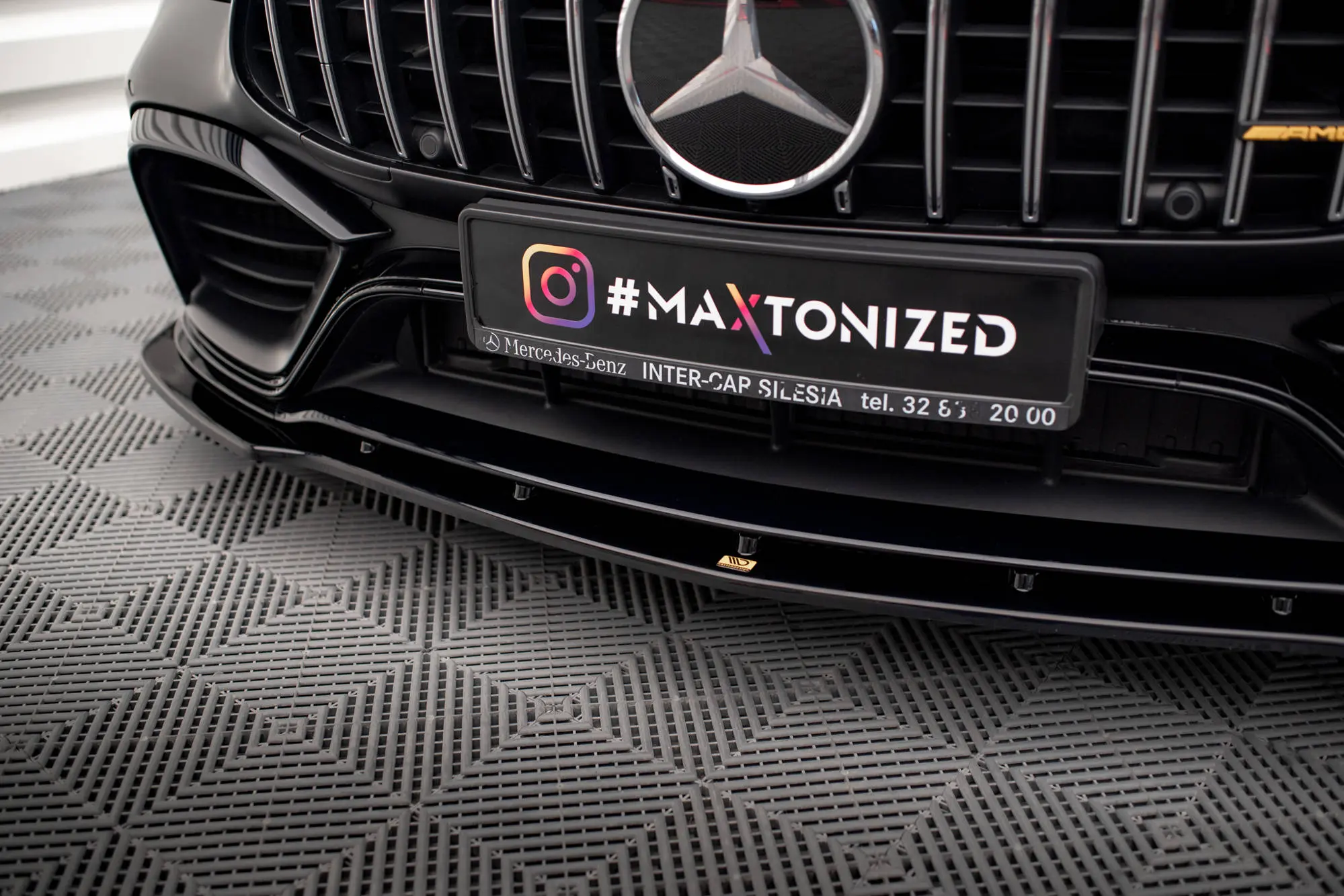 Frontspoiler Mercedes-AMG GT 63 S (X290) 4-Door  Coupe Aero 2018->| V.2 Glossy Black Edition – bilde 3