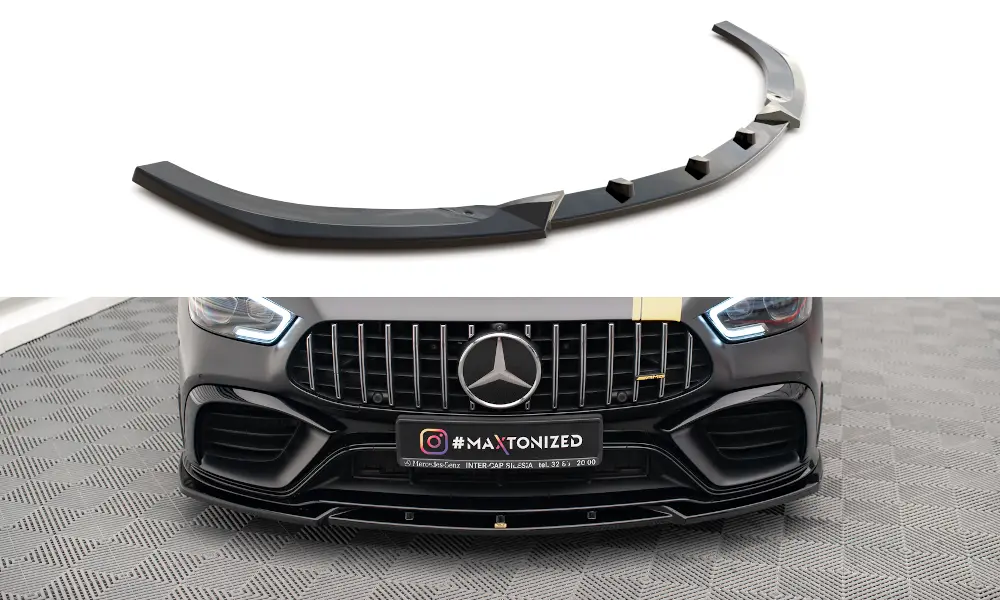 Frontspoiler Mercedes-AMG GT 63 S (X290) 4-Door Coupe Aero 2018-> | V.3 Glossy Black Edition – bilde 2