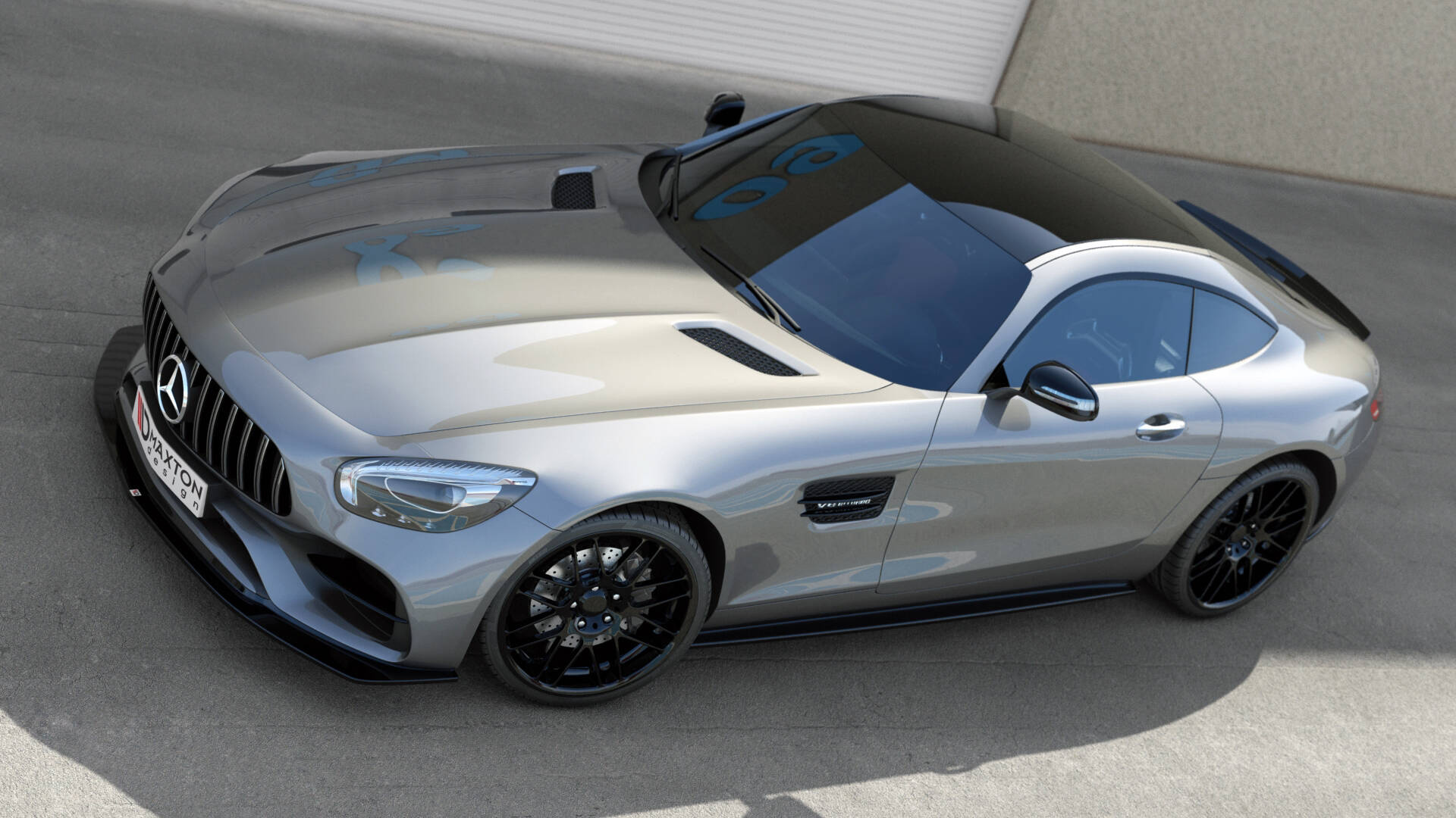 Frontspoiler Mercedes-AMG GT S (C190) Facelift 2017 - 2023 | Sport Glossy Black Edition – bilde 4
