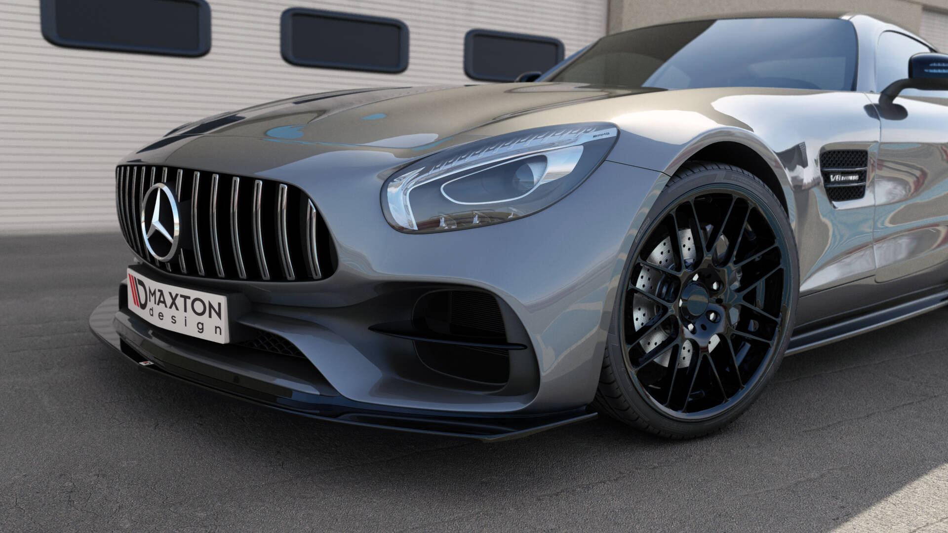 Frontspoiler Mercedes-AMG GT S (C190) Facelift 2017 - 2023 | Sport Glossy Black Edition – bilde 5