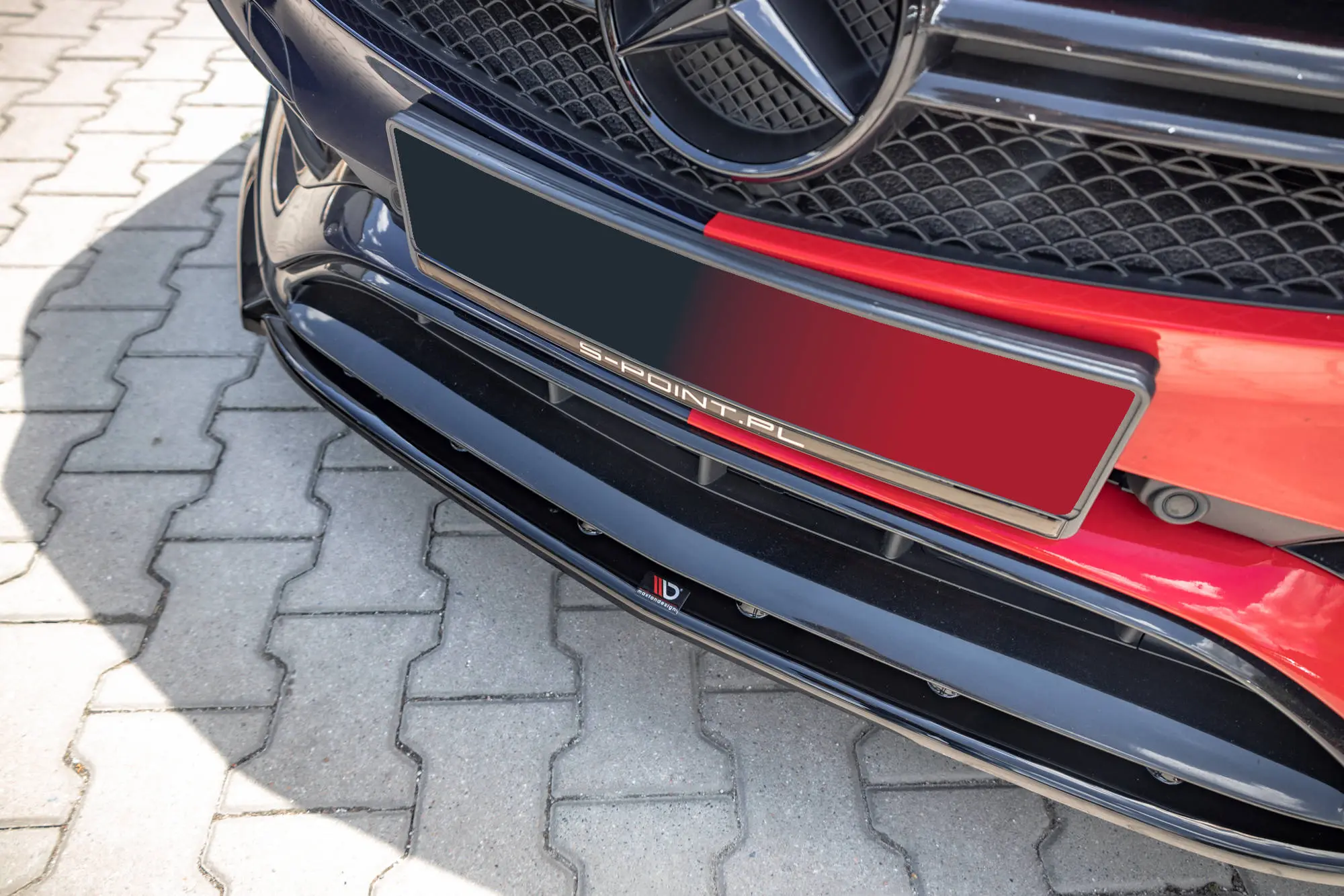 Frontspoiler Mercedes-Benz A 45 AMG Aero (W176) Facelift 2015-2018 | V.1 Glossy Black Edition