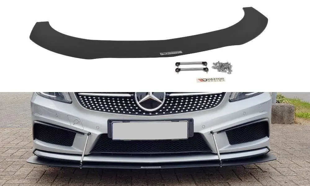 Frontspoiler Mercedes-Benz A (W176) AMG-Line 2012-2015 | Racing Black Edition – bilde 2