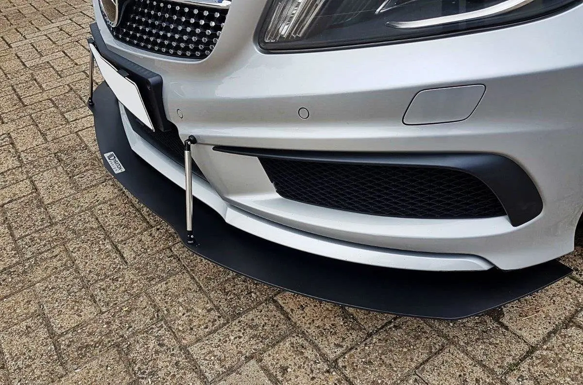 Frontspoiler Mercedes-Benz A (W176) AMG-Line 2012-2015 | Racing Black Edition – bilde 3