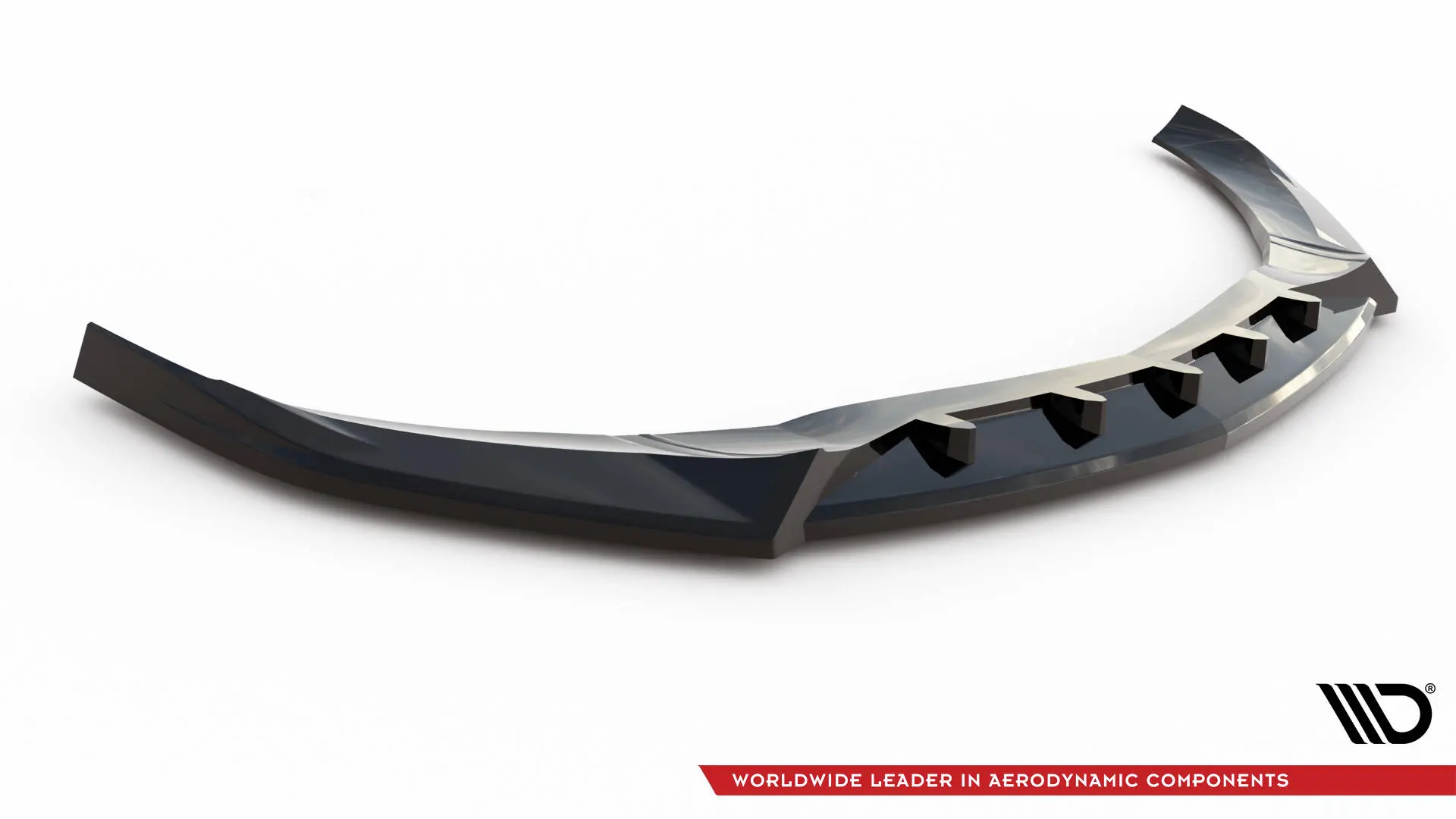 Frontspoiler Mercedes-Benz A (W176) AMG-Line facelift 2015 - 2018  | V.2 Glossy Black Edition – bilde 5