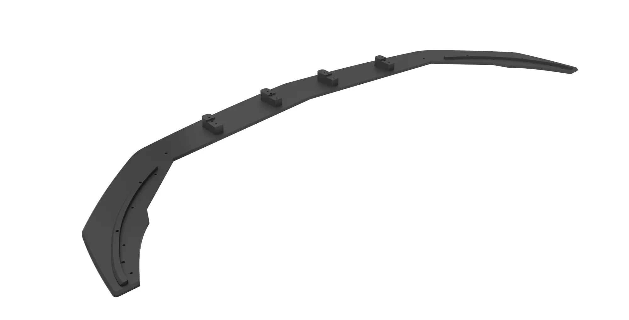 Frontspoiler Mercedes-Benz A (W177 / V177) AMG-Line / Mercedes-AMG A35 (W177 / V177) Aero Pack 2018-> | Street Pro Black Edition – bilde 4