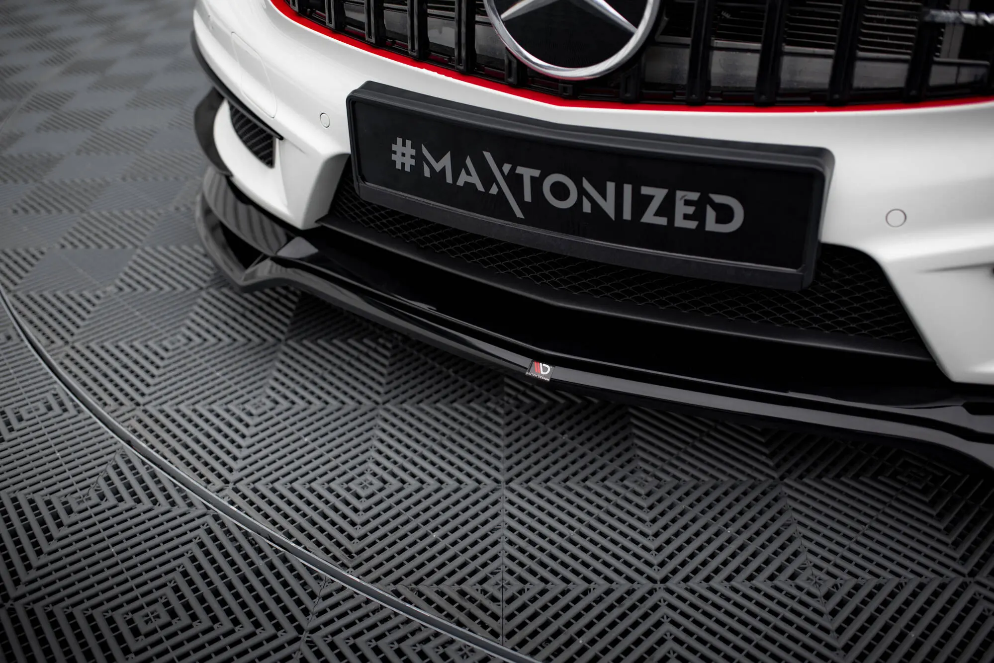 Frontspoiler Mercedes-Benz A45 AMG (W176) 2012 - 2015 | V.4 Glossy Black Edition