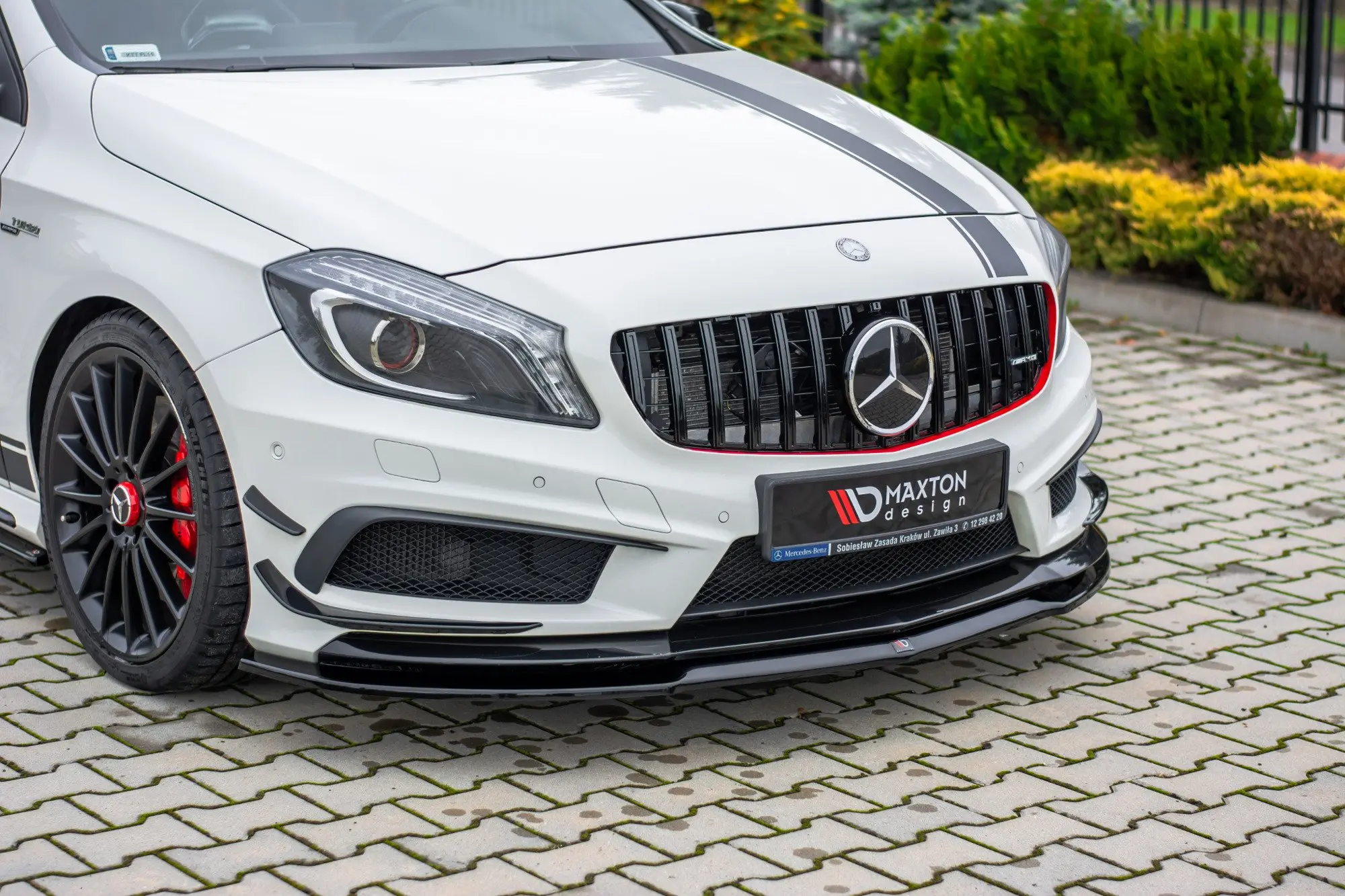 Frontspoiler Mercedes-Benz A45 AMG (W176) 2013-2015 | Glossy Black Edition