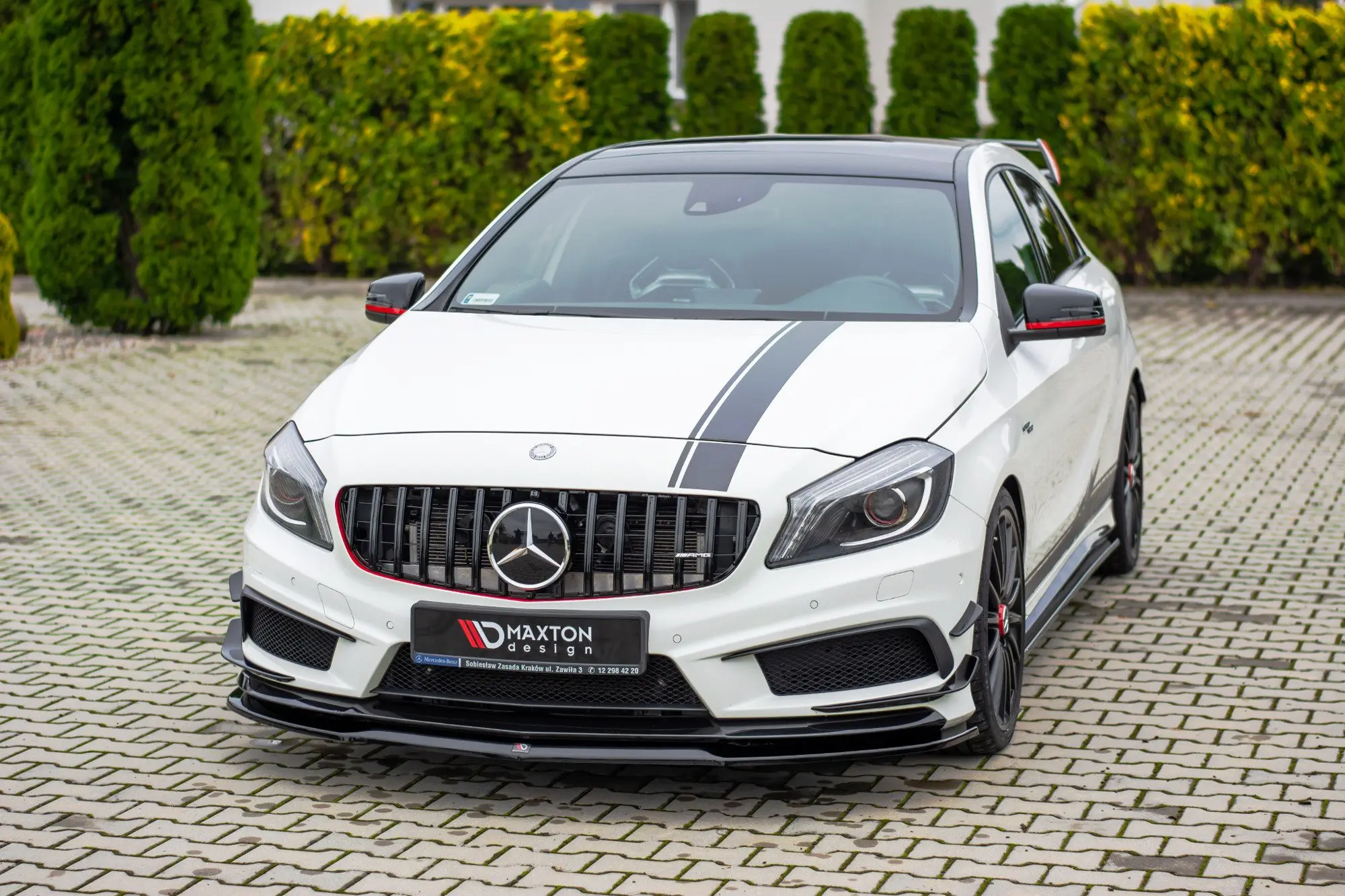 Frontspoiler Mercedes-Benz A45 AMG (W176) 2013-2015 | Glossy Black Edition – bilde 4