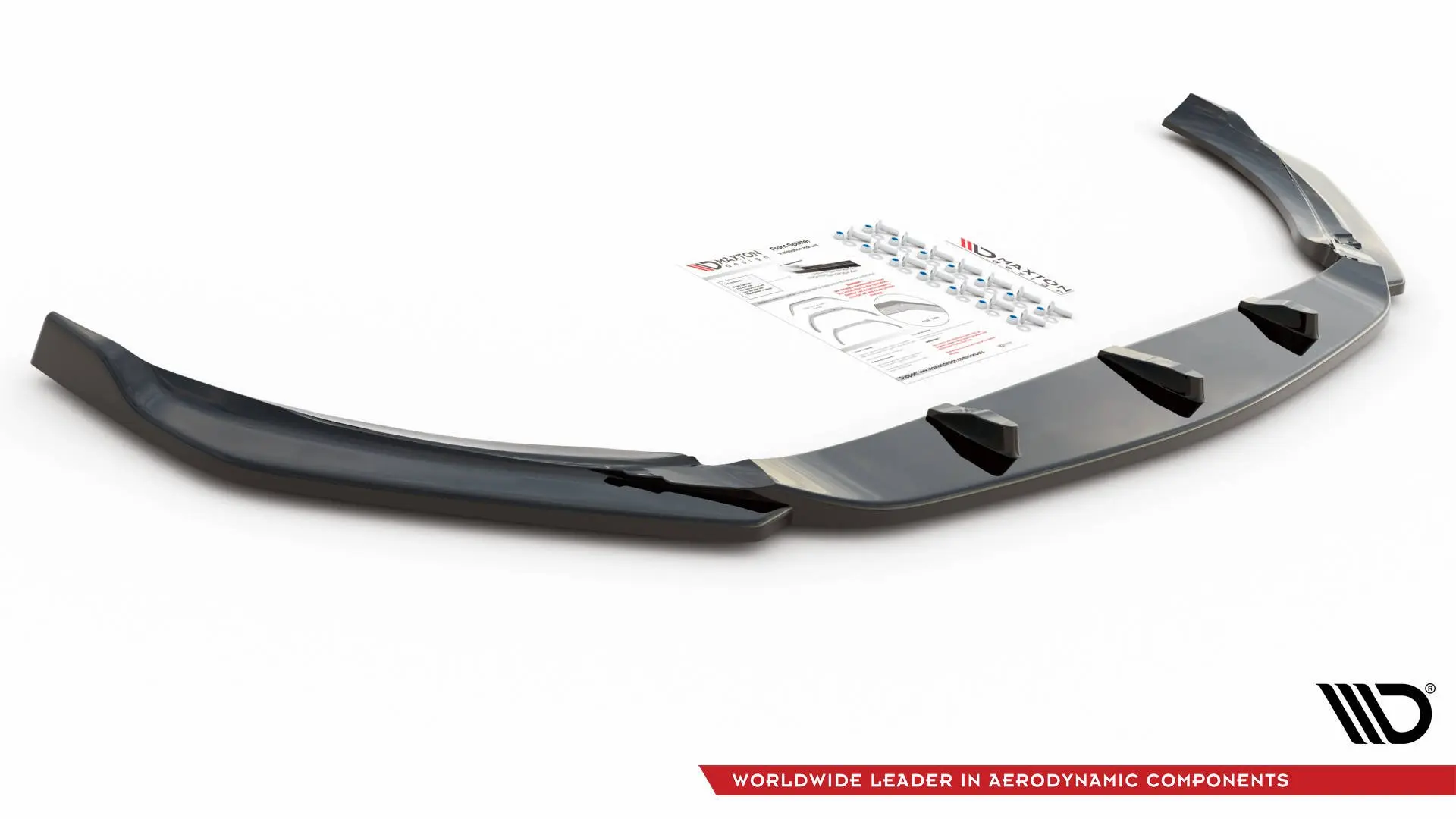 Frontspoiler Mercedes-Benz AMG 45 S (W177 / V177) Aero Pack 2019-> | V.2  Glossy Black Edition – bilde 6