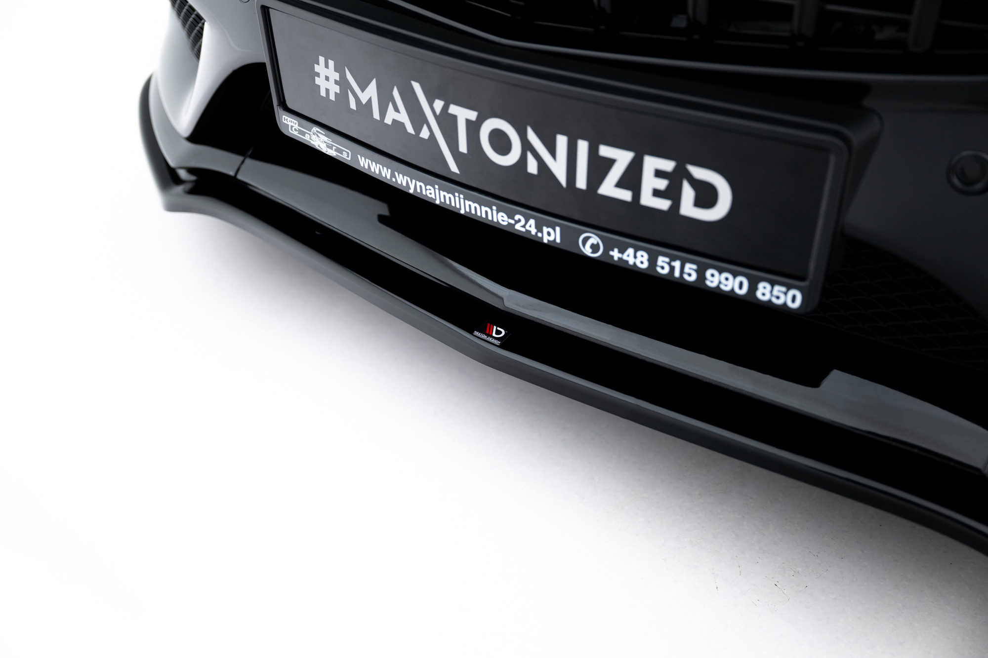 Frontspoiler Mercedes-Benz AMG C (W205) 2015 - 2018 | Sport Glossy Black Edition V1 – bilde 3