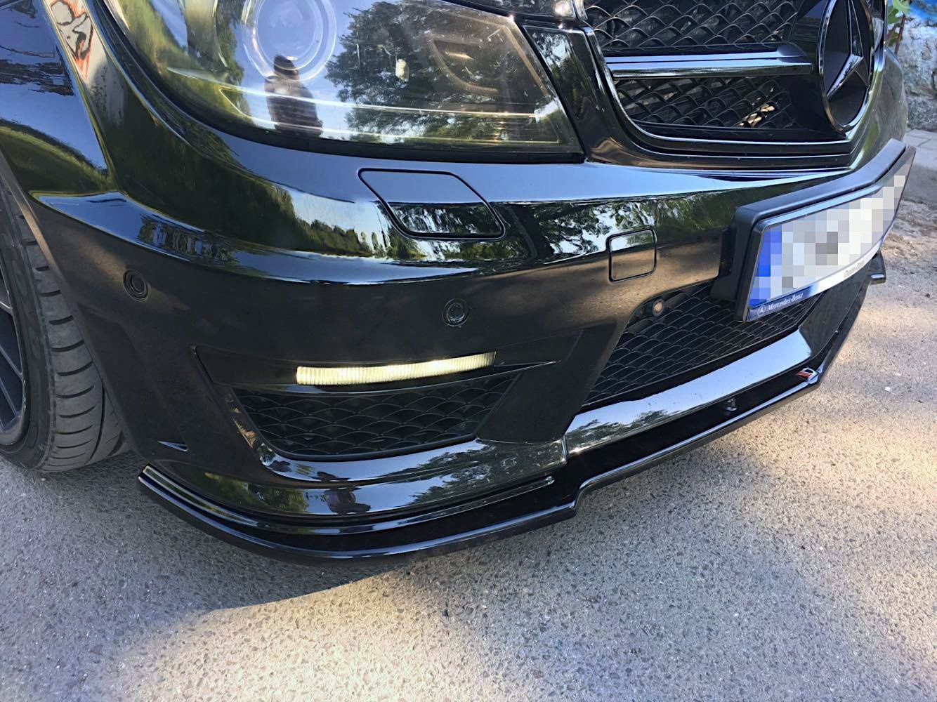 Frontspoiler Mercedes-Benz AMG C63 (W204/S204) Facelift 2011 - 2014 | Sport Glossy Black Edition – bilde 2