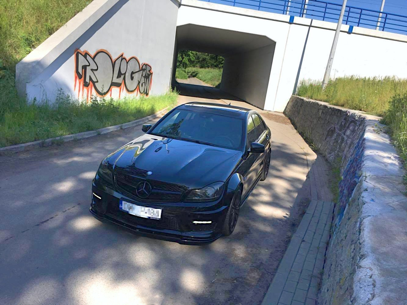 Frontspoiler Mercedes-Benz AMG C63 (W204/S204) Facelift 2011 - 2014 | Sport Glossy Black Edition – bilde 4