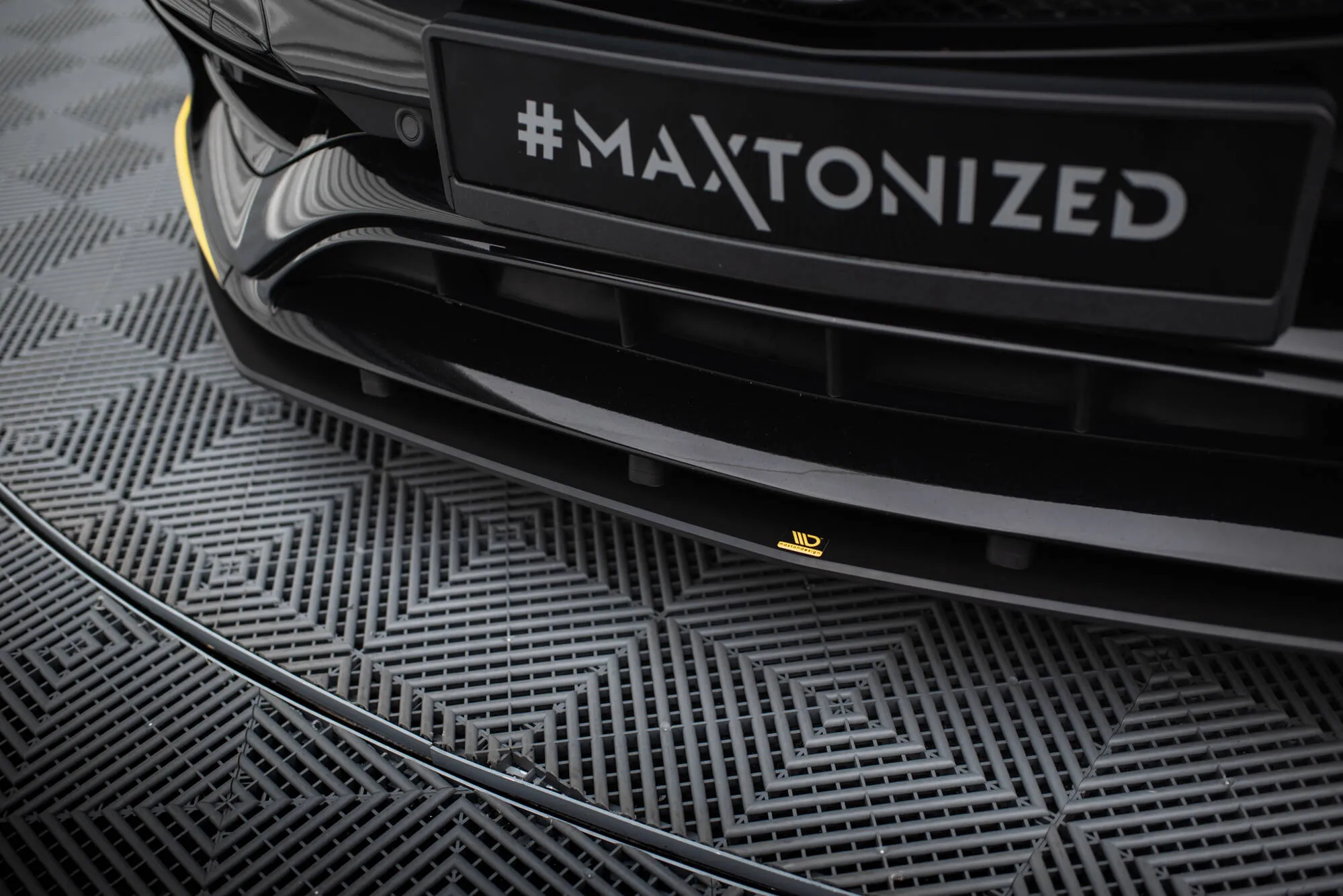 Frontspoiler Mercedes-Benz AMG Cla 45 Aero (C117) Facelift 2017 - 2019 | Street Pro Black Edition – bilde 3