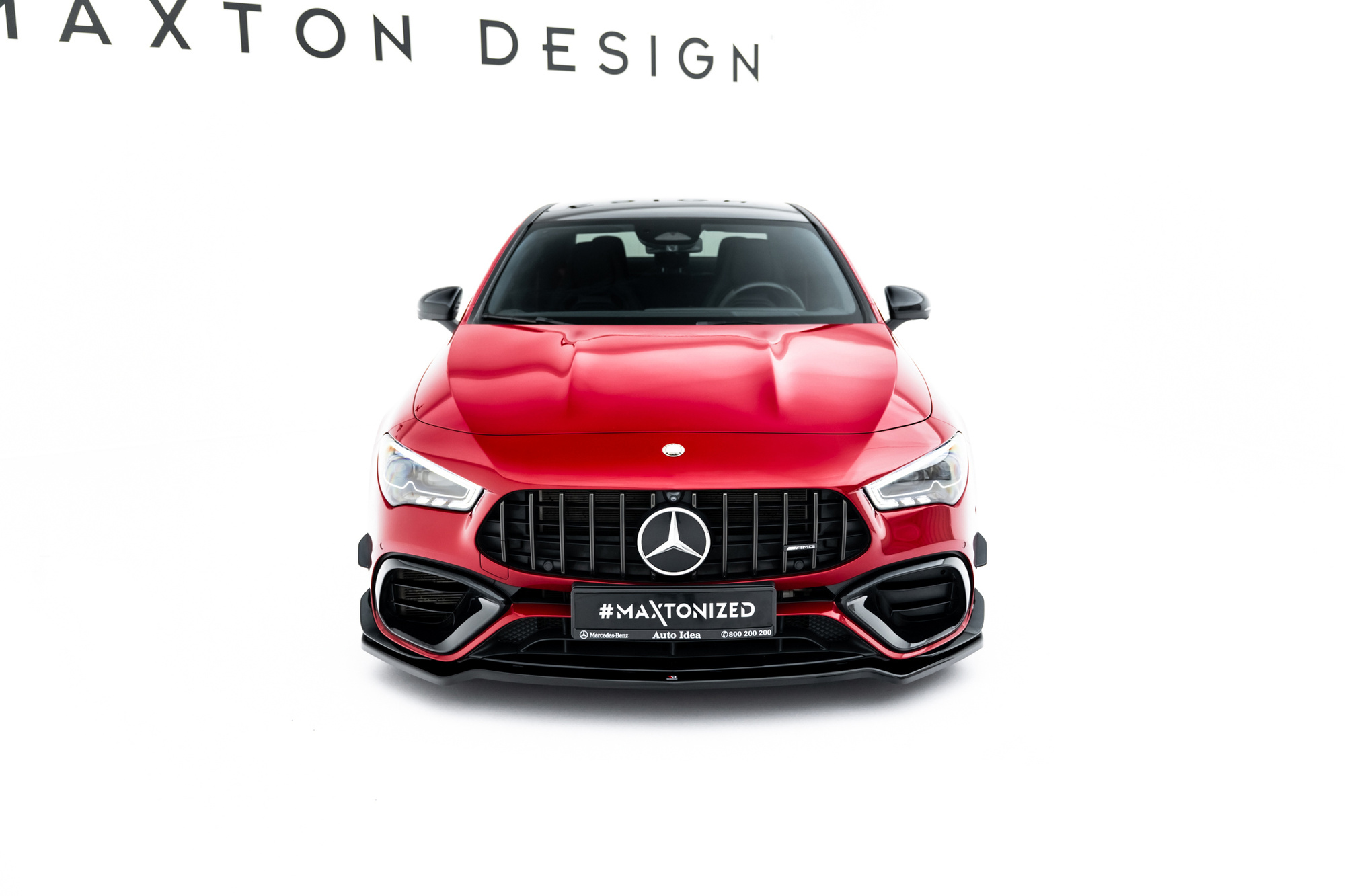 Frontspoiler Mercedes-Benz AMG CLA 45 Aero (C118) 2019 - 2023 | Sport Glossy Black Edition V4 – bilde 2