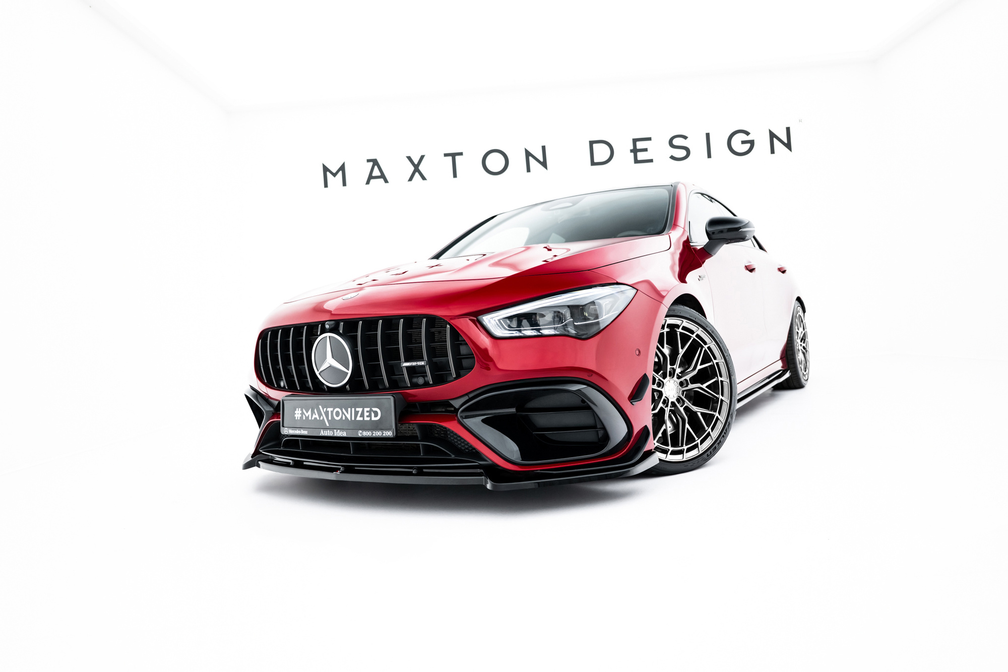 Frontspoiler Mercedes-Benz AMG CLA 45 Aero (C118) 2019 - 2023 | Sport Glossy Black Edition V5